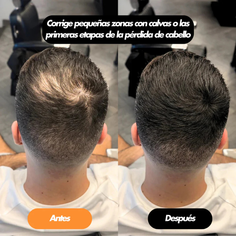Polvo para disimular la caída del cabello