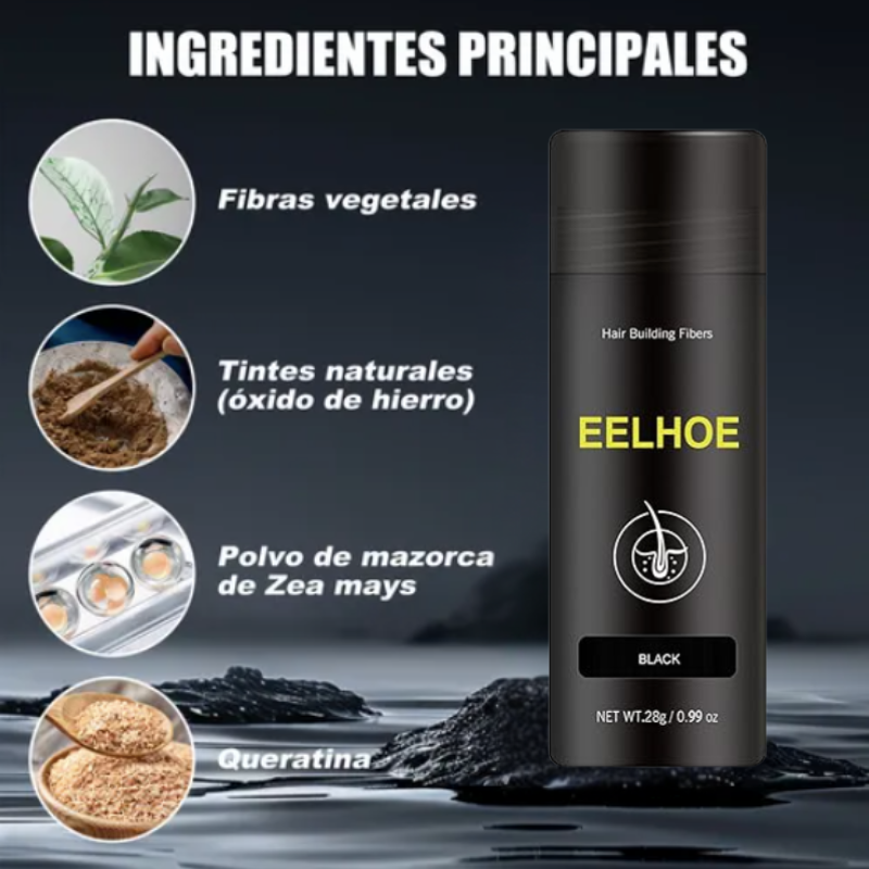 Polvo para disimular la caída del cabello
