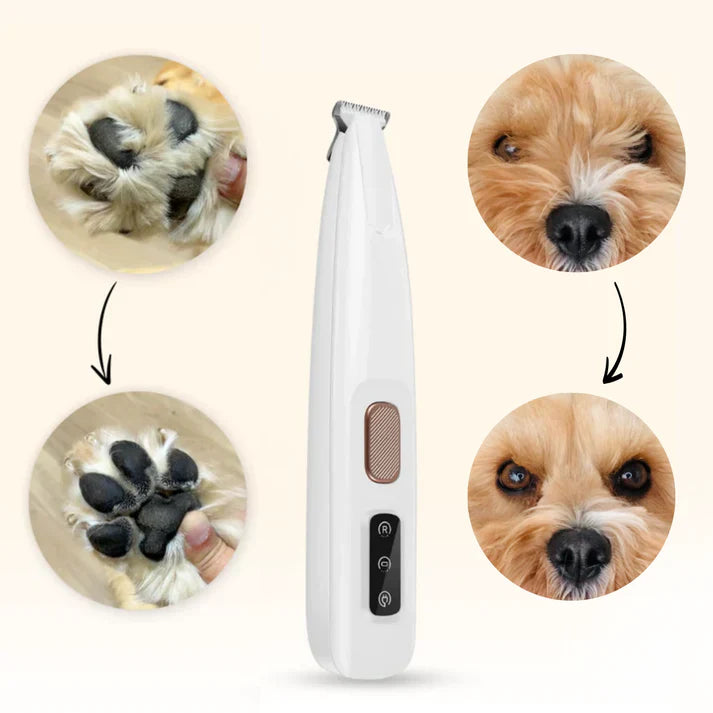 Recortadora LED para Mascotas – ¡Impermeable, Silenciosa y Fácil de Usar!