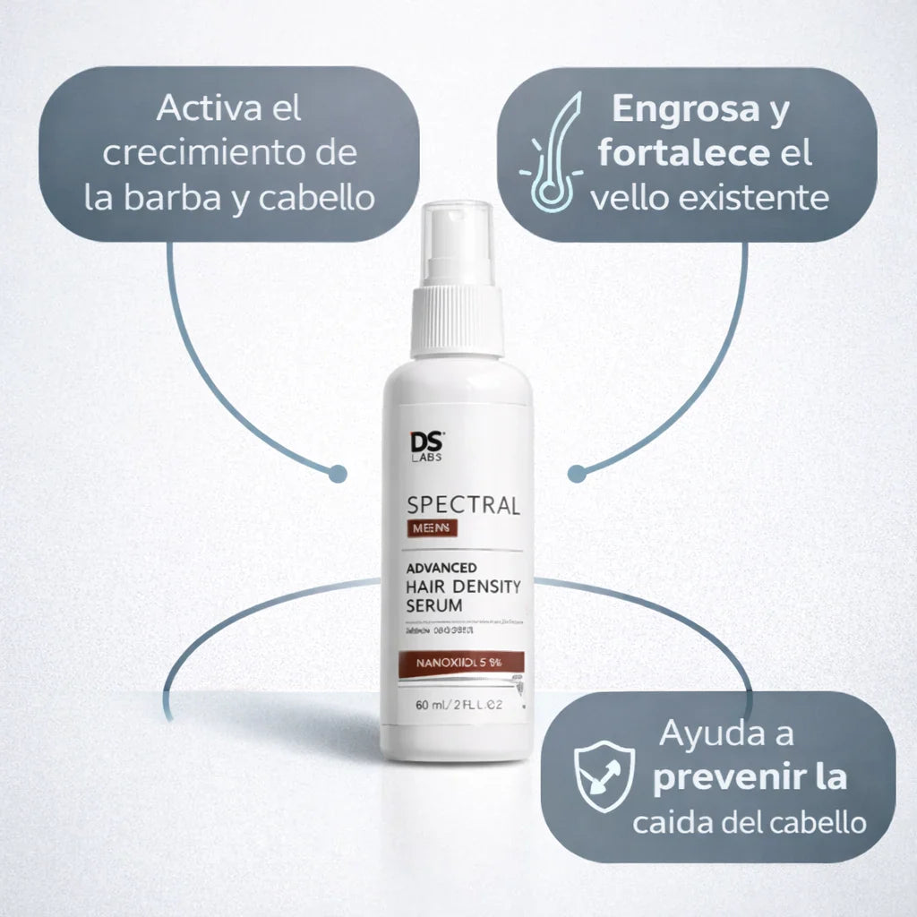 Spectral Men's :Recupera densidad en barba y entradas
