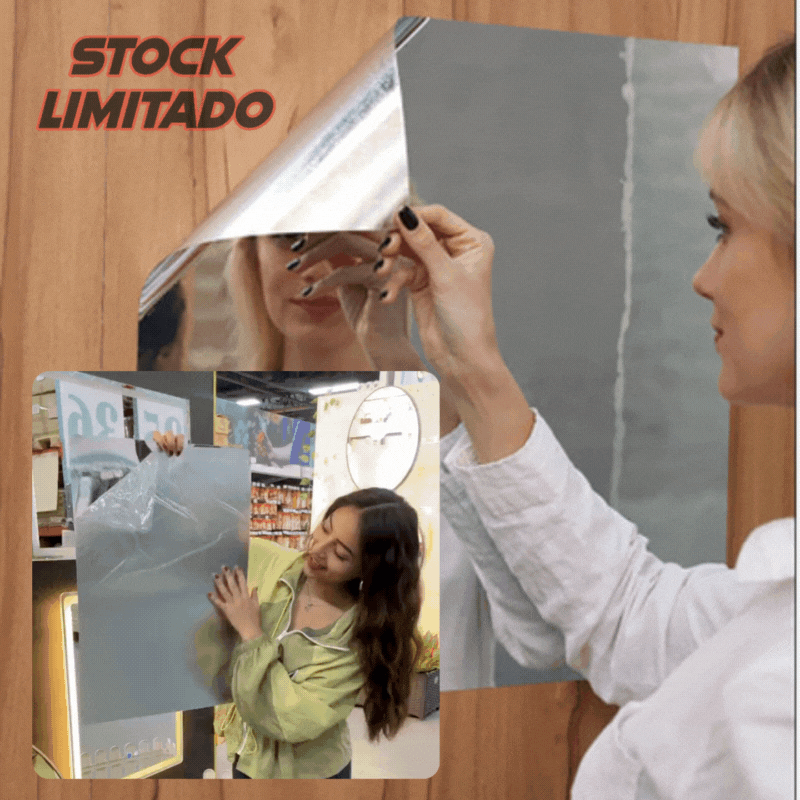 🇵🇦ReflejoMágico™ – Espejos Decorativos Adhesivos en Acrílico (Pack de 4)