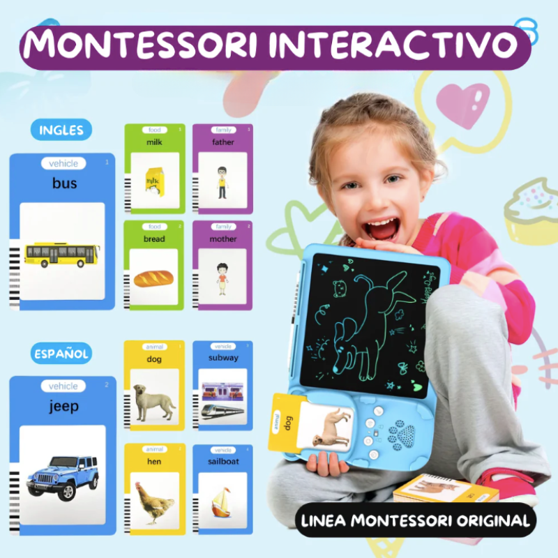 montessoriinteractivo + 250 palabras
