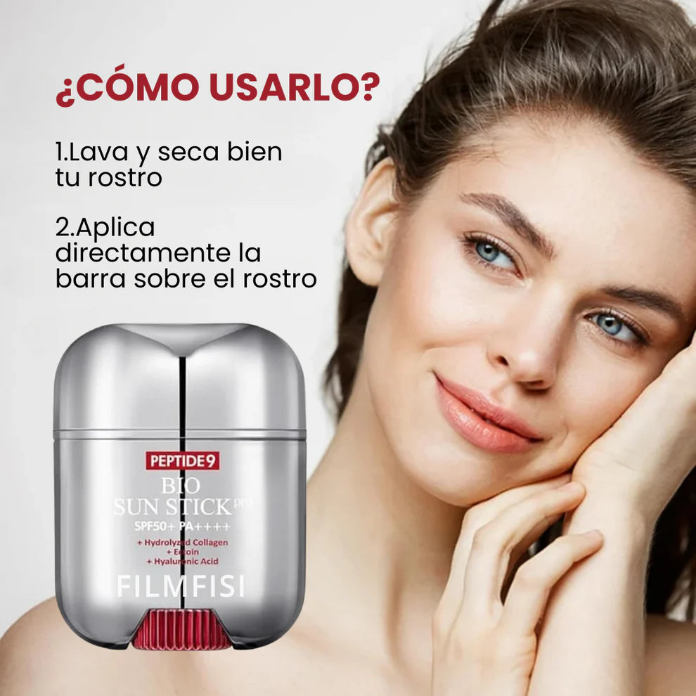 Peptide 9 Bio Sun Stick Pro SPF 50+ Protección solar y cuidado antiedad en un solo gesto