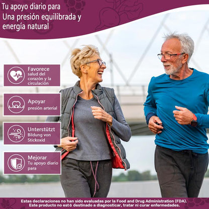 SWIYIE CardioMax 120 Cápsulas – Remolacha, CoQ10 y Semilla de Uva para Presión Saludable y Máxima Oxigenación