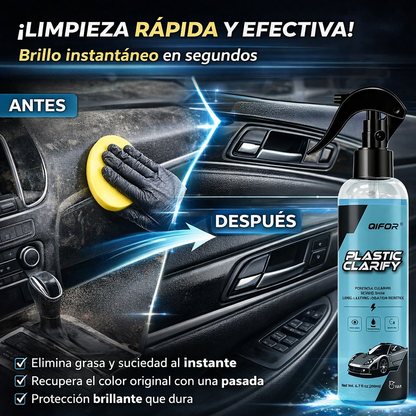 Spray Restaurador de Plásticos y Cuero – Acabado Como Nuevo en Segundos
