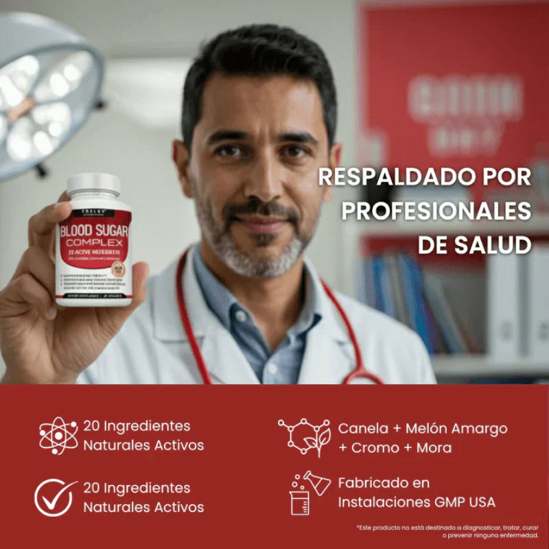 OFERTA 💎 Control del Azúcar en la Sangre | Recupere su Energía Diaria + Envío Gratis 🇵🇦