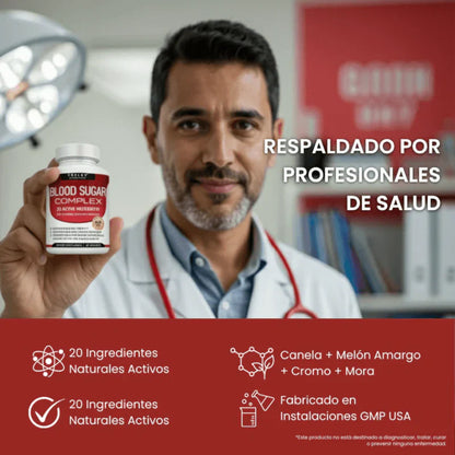 OFERTA 💎 Control del Azúcar en la Sangre | Recupere su Energía Diaria + Envío Gratis 🇵🇦