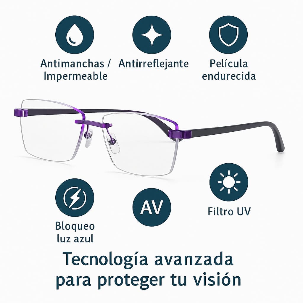 Gafas multifocales VISIONPRO™ + Funda de cuero GRATIS | OFERTA 2X1