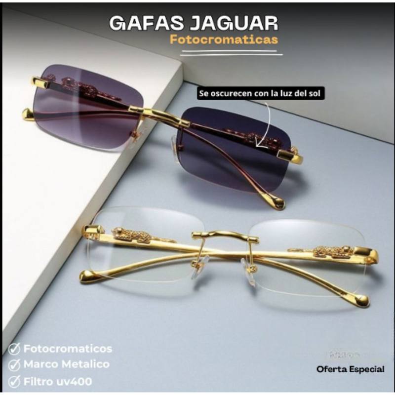 Gafas Fotocromáticas con Estilo Moderno y Protección Inteligente
