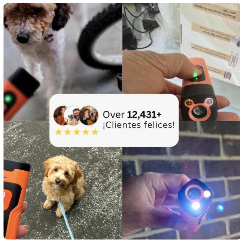 CalmaLadridos Pro - Dispositivo Ultrasónico Antiladridos para Perros
