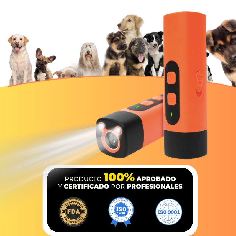 CalmaLadridos Pro - Dispositivo Ultrasónico Antiladridos para Perros