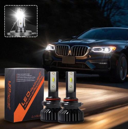 🎁 Pack de 2 | Faros de Coche Súper Potentes – Iluminación Ultra Brillante para Máxima Seguridad en la Carretera