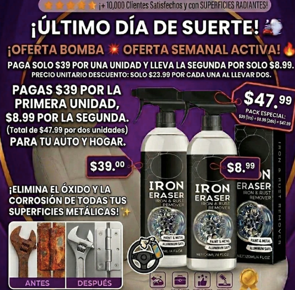 the rust remover spray