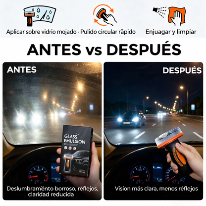 Parabrisas Claro en Segundos – Kit Eliminador de Aceite